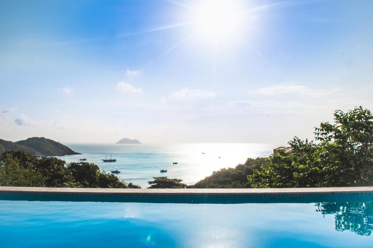 Pousada Praia Joao Fernandes Búzios Exterior foto View from the pool at the Villa