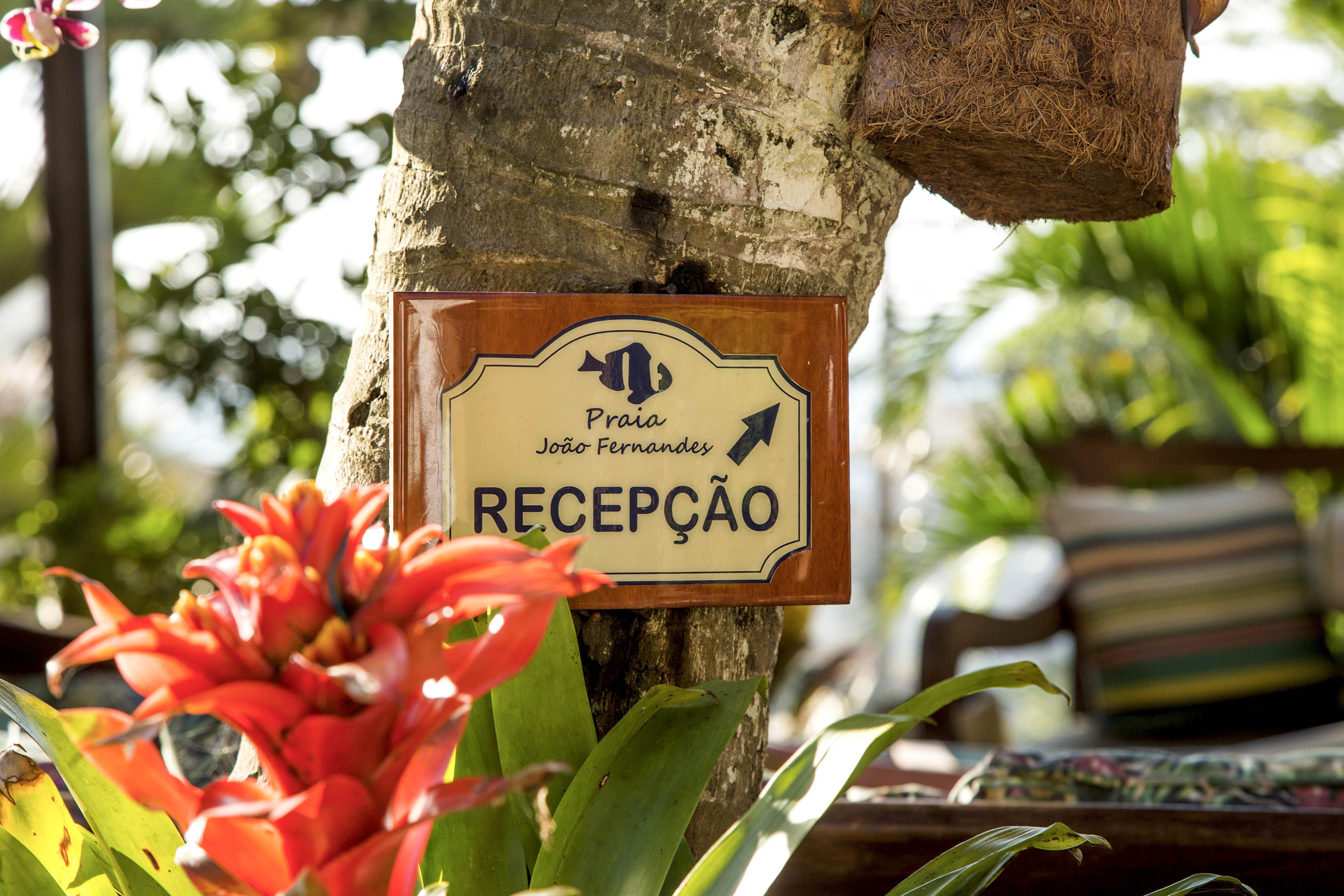 Pousada Praia Joao Fernandes Búzios Exterior foto Reception sign at Pousada do Rio Quente