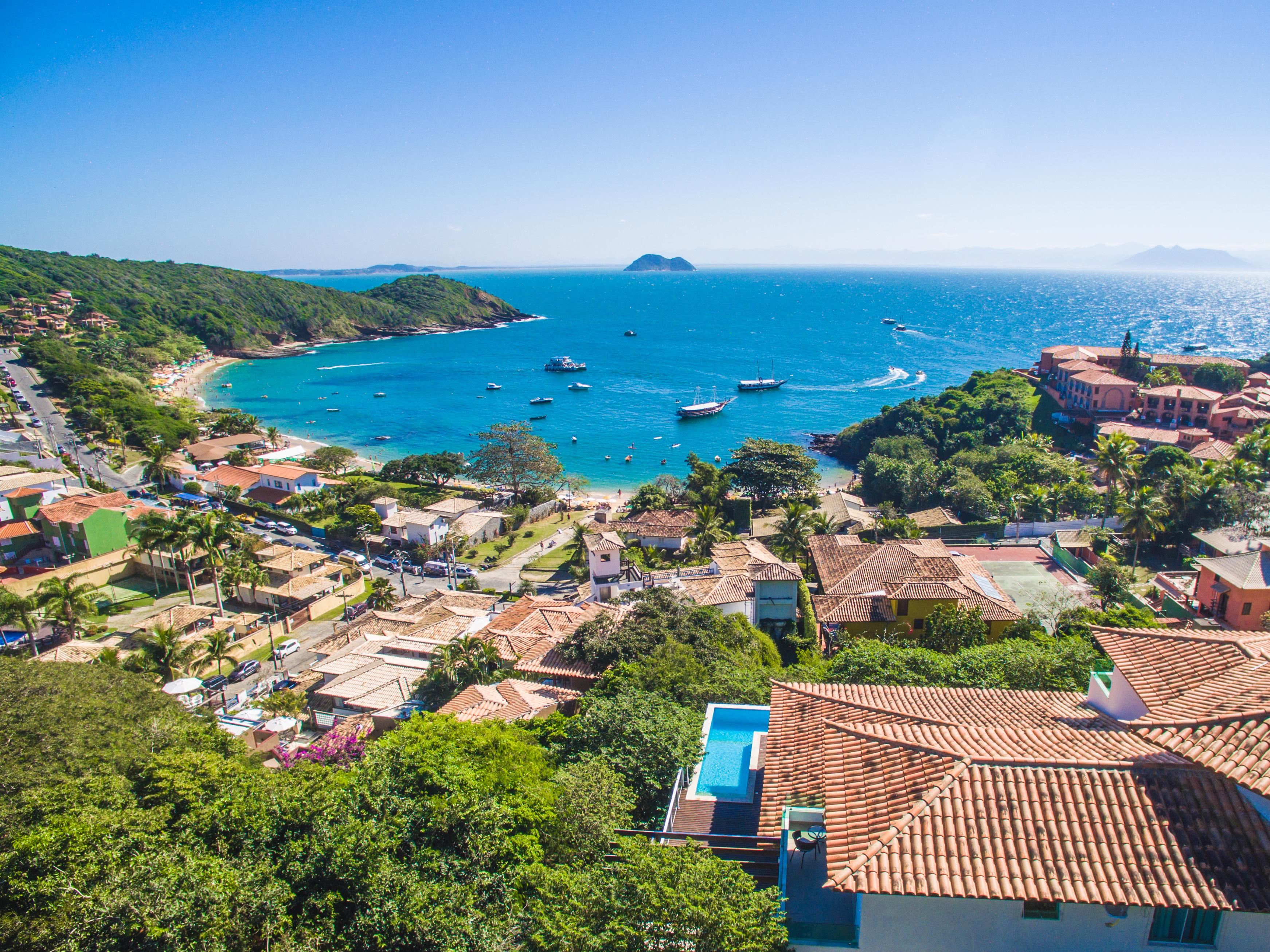 Pousada Praia Joao Fernandes Búzios Exterior foto View of the town