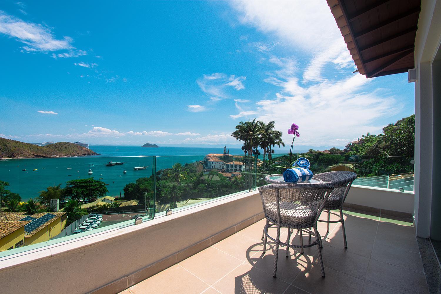 Pousada Praia Joao Fernandes Búzios Exterior foto View from the balcony of a suite at the resort